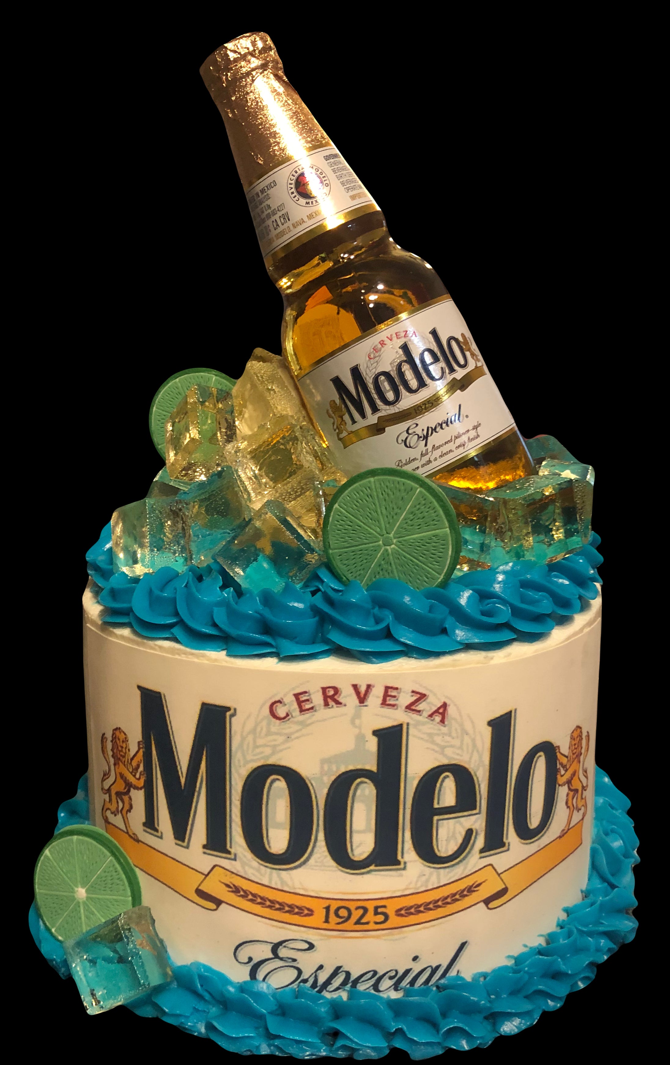 Modelo beer cake - YouTube